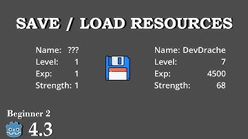 Save and Load Resources - Learn Godot 4 - no talking