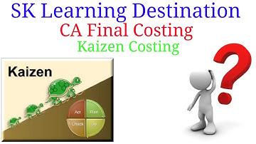 Kaizen Costing - CA Final Costing by Suhail Khan
