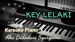 Dato' Sri Siti Nurhaliza - Aku Bidadari Syurgamu (OST 7 Hari Mencintaiku 2) | Piano Karaoke LELAKI