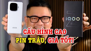 Trên tay vivo iQOO Z9 Snap 7 Gen 3, IP64, Pin 6000 tiết kiệm tiền