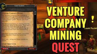 Venture Company Mining Quest (WoW Classic)