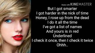 (Lyrics)Taylor Swift - Look What You Made Me Do