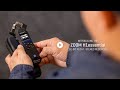 Video: ZOOM H1 ESSENTIAL REGISTRATORE DIGITALE