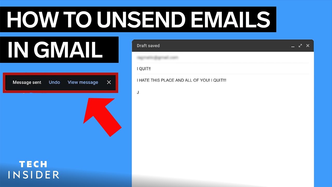 How To Unsend Emails In Gmail YouTube