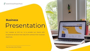 Business Pitch Deck Presentation with PowerPoint