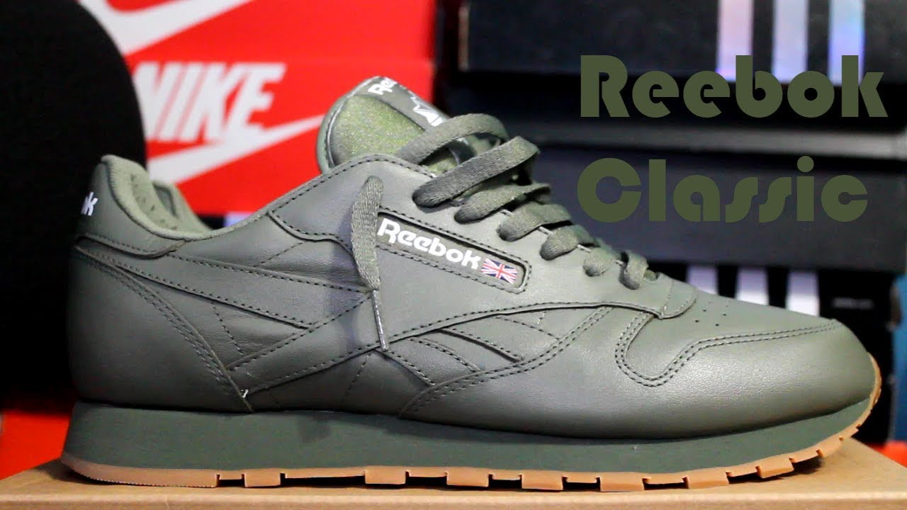 reebok classic olive