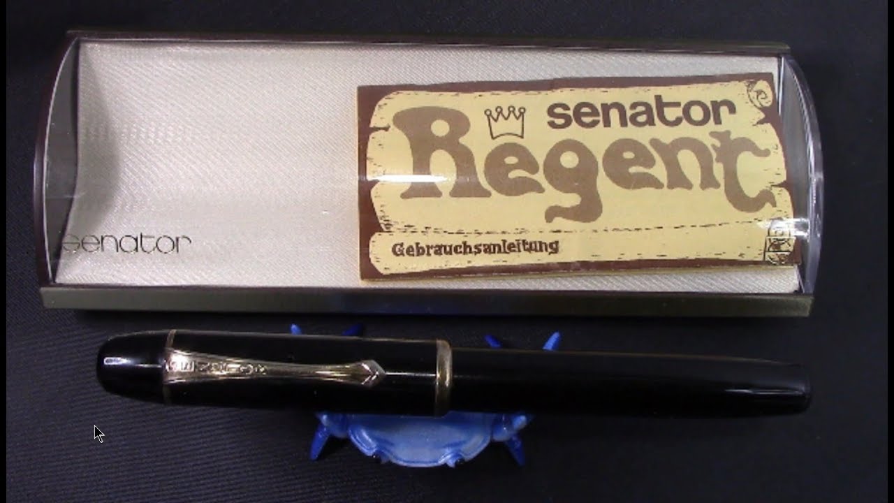 Senator Regent German Fountain Pen Review YouTube