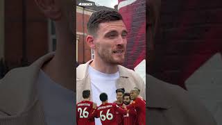 QUICKFIRE QUESTIONS WITH ANDY ROBERTSON ❤️‍🔥🏴󠁧󠁢󠁳󠁣󠁴󠁿 #liverpoolfc #lfc #lfcnews #theredmentv