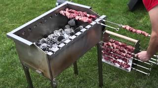 Mangal mit Motor | Mangal grill with motor