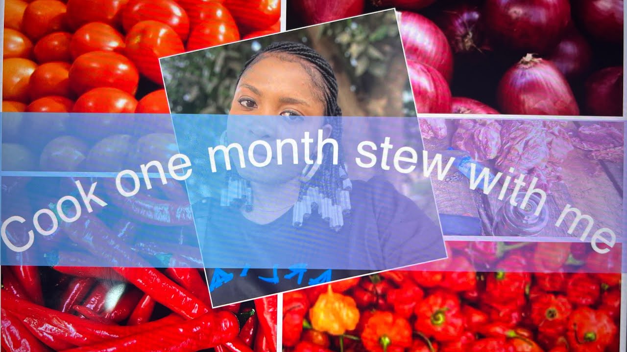 COOK ONE MONTH STEW WITH ME