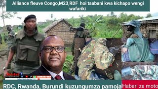 Alliance fleuve Congo,M23, RDF hoi taabani kwa kichapo wengi wafariki