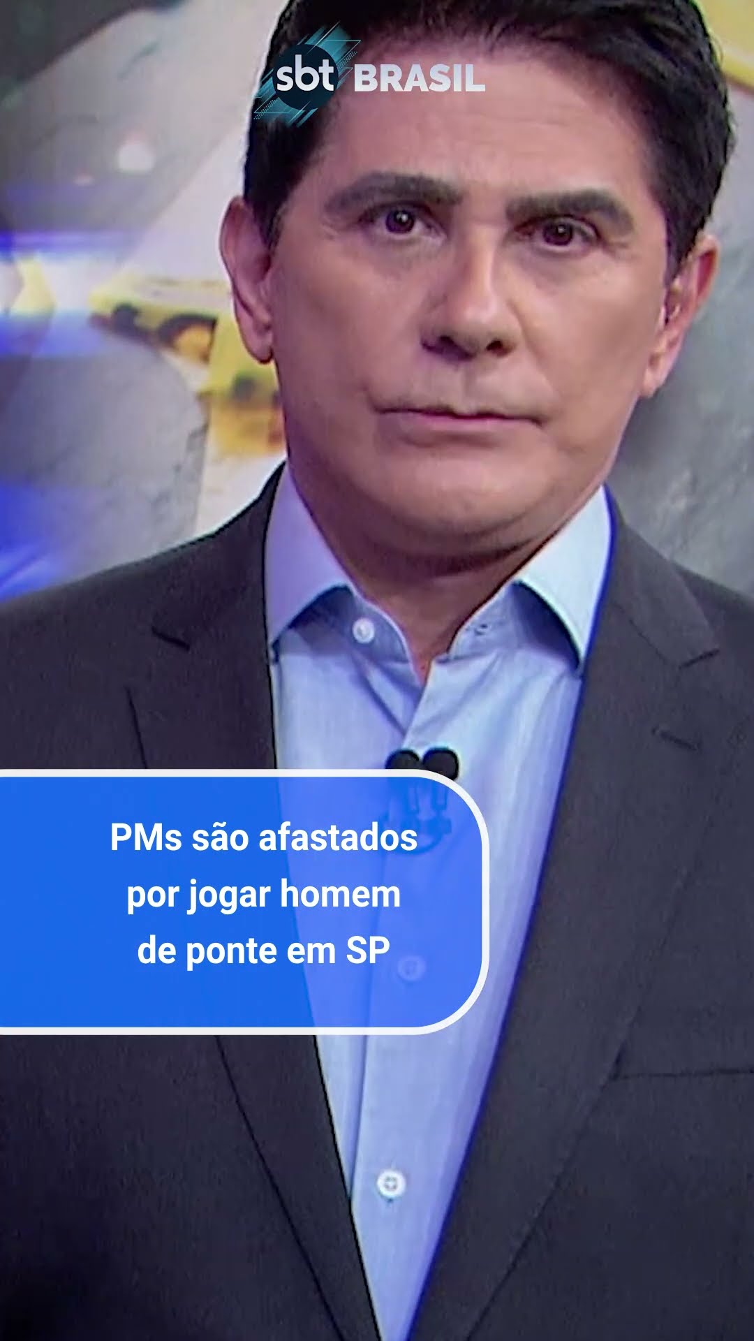 PM é flagrado jogando homem de ponte na zona sul de São Paulo | SBT Brasil (03/12/24)
