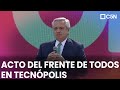 Alberto FERNÁNDEZ ENCABEZÓ un ENCUENTRO del FRENTE DE TODOS