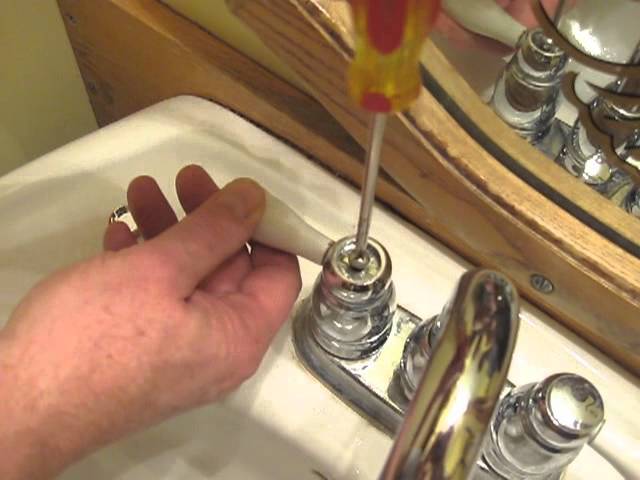 Part 1 Of 2 How To Fix A Dripping Faucet You - Bathroom Sink Leak Repair