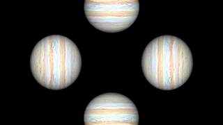 Hologram 3D planet Jupiter astronomy