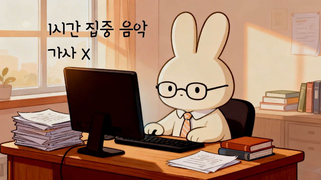 1시간 집중 음악 | 가사 없이 잔잔하게 흐르는 피아노 BGM | 조약이 Joyak