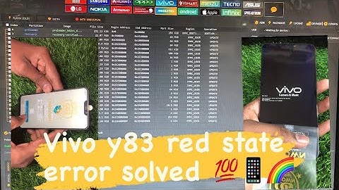 Vivo y83 red state error solution  Vivo all model red state error solution 💯📱📱💯