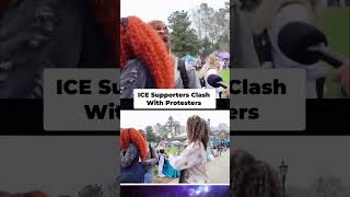 PROTESTERS Confronted: Why They HATE ICE! 😱 #shorts