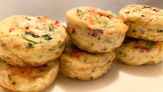 Easy Egg Muffin || Vegetable Omelette Muffin Recipe || Easy Breakfast Recipe