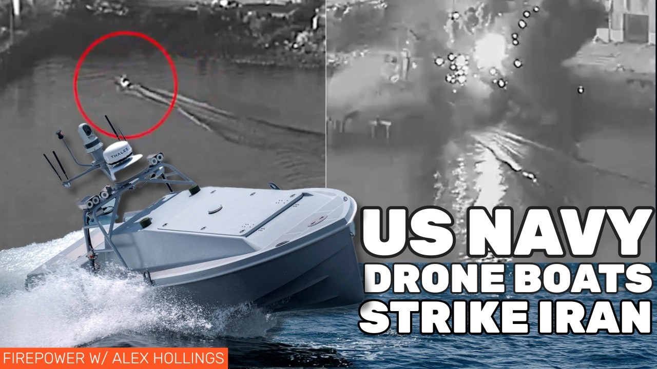 US Navy conducts FIRST-EVER drone boat strike against IRAN