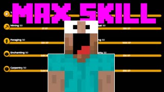 How To Max All Skills With Derpy in Hypixel Skyblock