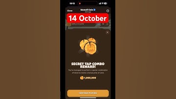 MemeFi secret code today 14 October | MemeFi coin secret tap codes today | #memefi #crypto #code