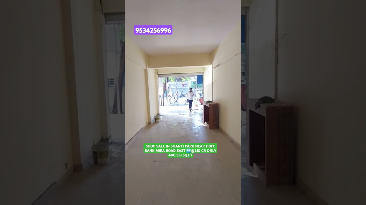 Big Shop Sale at Prime Location in Shanti Park near HDFC BANK MIRA ROAD EAST ➡️ 