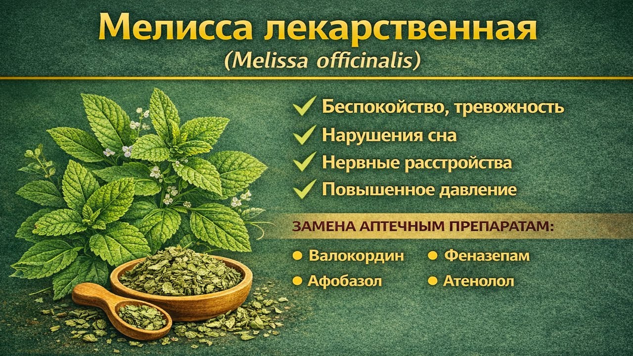 Мелисса лекарственная Melissa officinalis