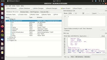 Import csv file into sqlite using sqlite DB Browser