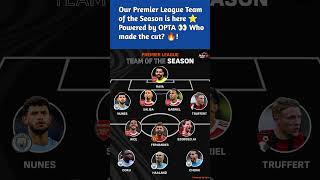 Premier League Team of the Season 2026 ⭐ Official XI Revealed | OPTA Stats Picks 🔥