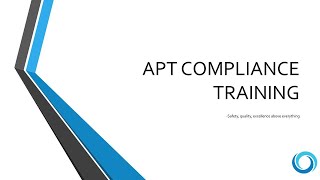APT Healthcare | Onboarding Compliance Training