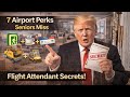 Flying After 60 ✈️ 7 Hidden Airport Perks Seniors Always Miss Flight Attendant Secrets!