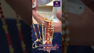 Pearl, pavizham, karimani chain collection #mothersgold #karimani #chain #gold #dubaigold