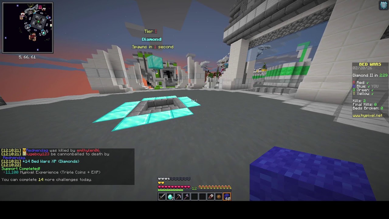 Bedwars pro with randoms