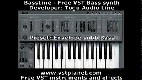 TAL-BassLine - Free VST bass synth - vstplanet.com