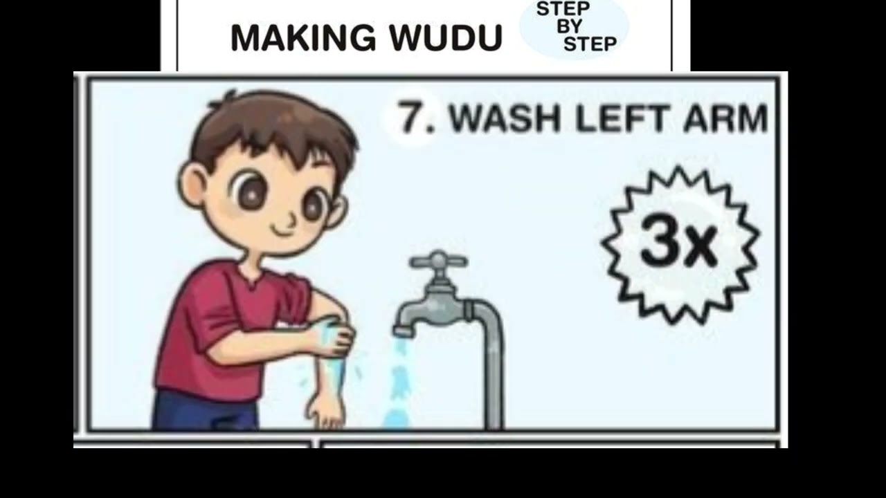 Making ablution / Wadu full video step by step | Islamic Wadu All steps