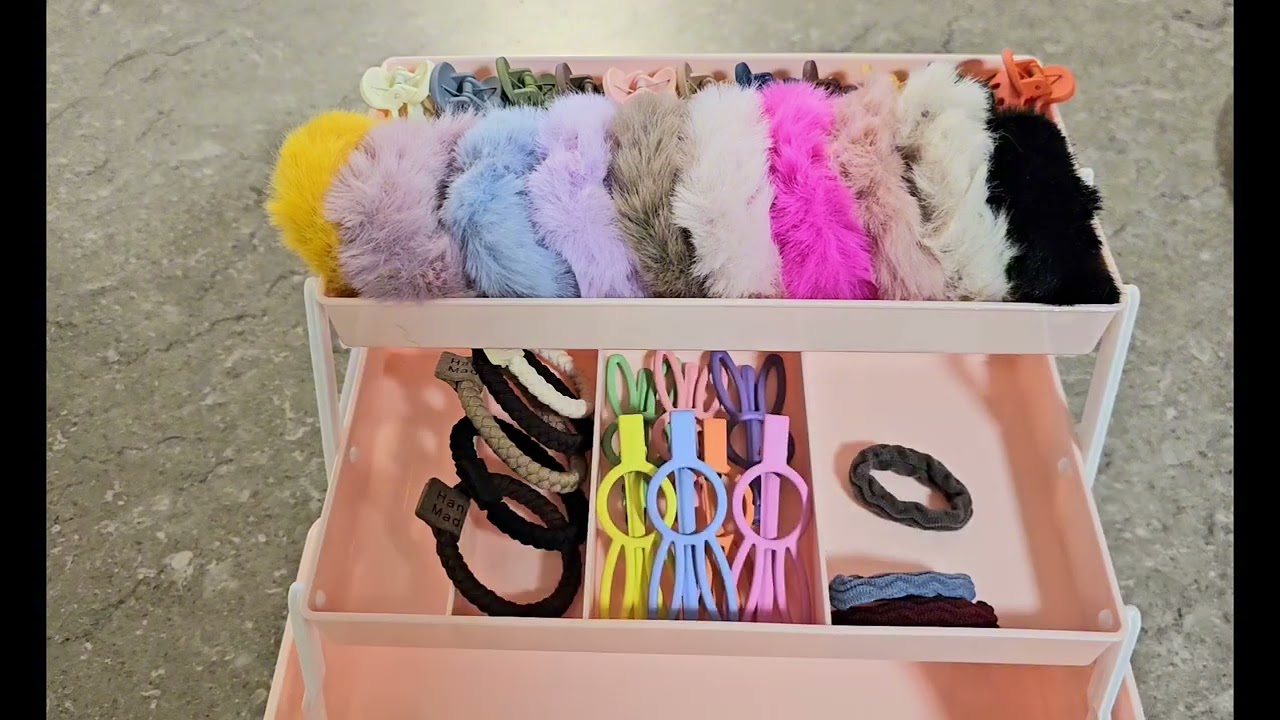 organizing my hair accessories💖 