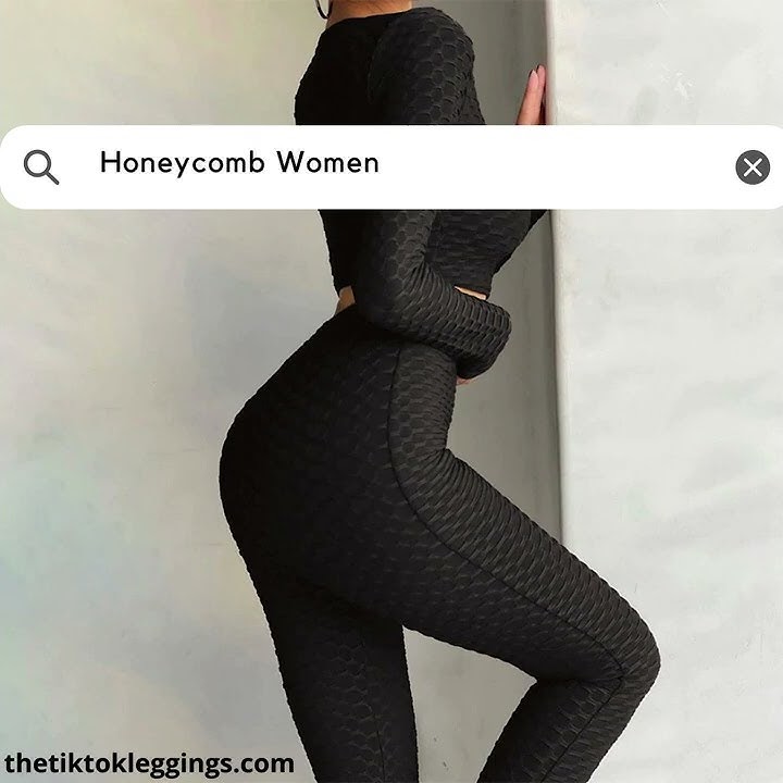 Honeycomb Women 2 Piece Gym Set - Tiktok Leggings