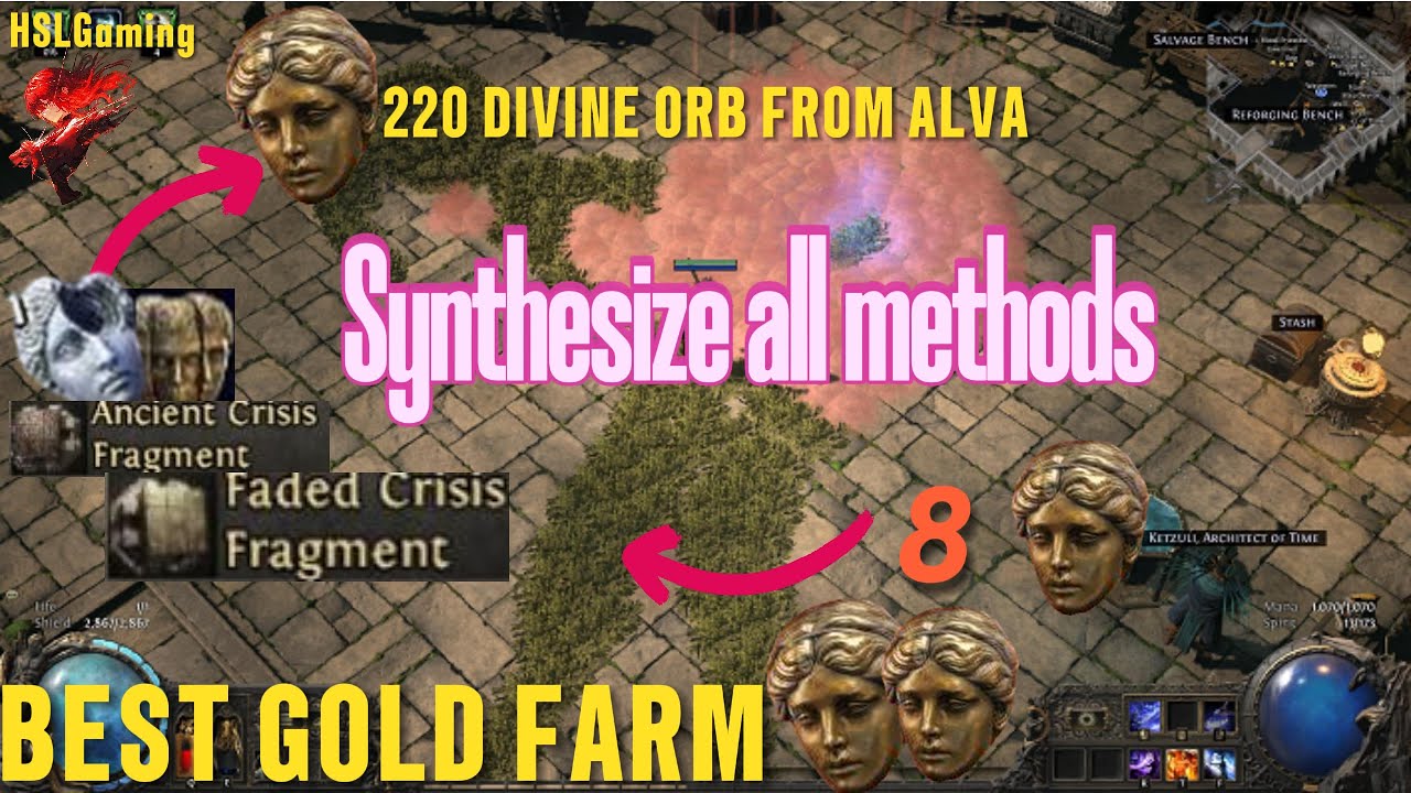 HOW I MAKE PROFIT 220 DIVINE ORB - BEST GOLD FARM POE 2- SYNTHESIZE ALL METHODS #poe2 #pathofexile2