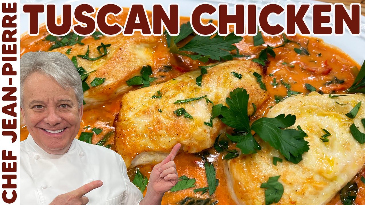 Tuscan Chicken Quick and Easy Recipe | Chef Jean-Pierre