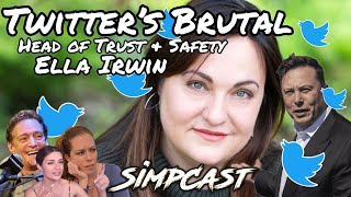 Elon Musk's New Twitter Safety Head Ella Irwin is BRUTAL! Anthony Cumia & SimpCast React!