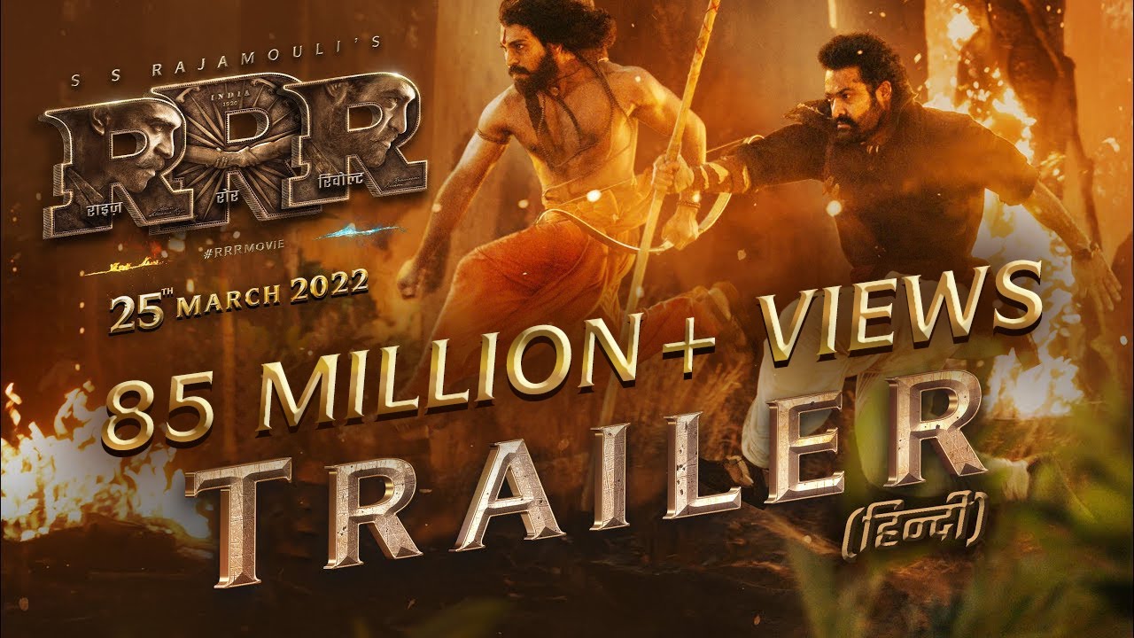 ⁣RRR Official Trailer (Hindi) India’s Biggest Action Drama | NTR,RamCharan,AjayD,AliaB | SS Rajamouli