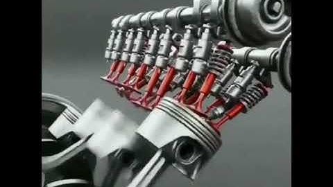 eight-cylinder piston engine #piston #V8_engine #mechanical