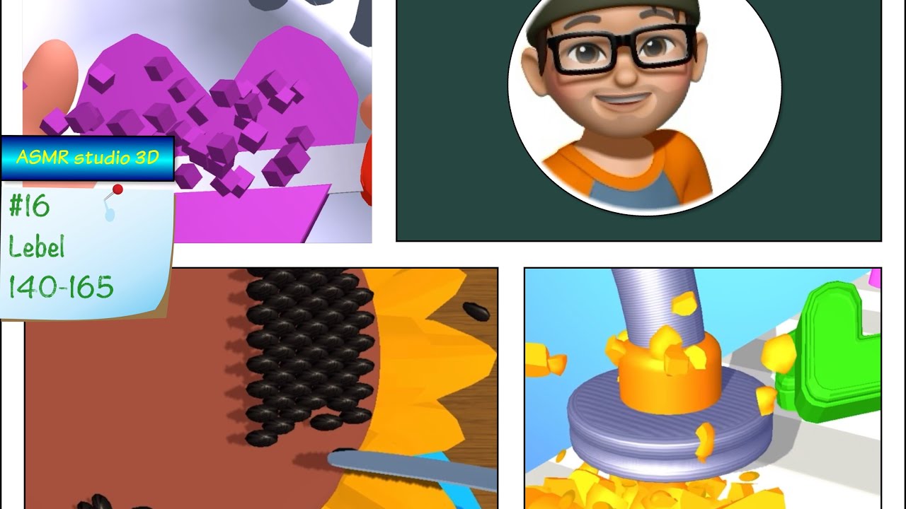 ASMR studio 3D #16 level 140-165