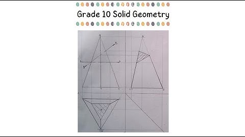 Grade 10 EGD Solid Geometry Page 83(left): Triangular Pyramid