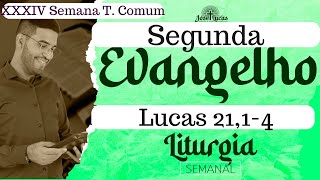 Evangelho de hoje () | Lucas 21,1-4 | Liturgia Diária