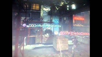 Funny throwing knife kill on bootleg Mw3
