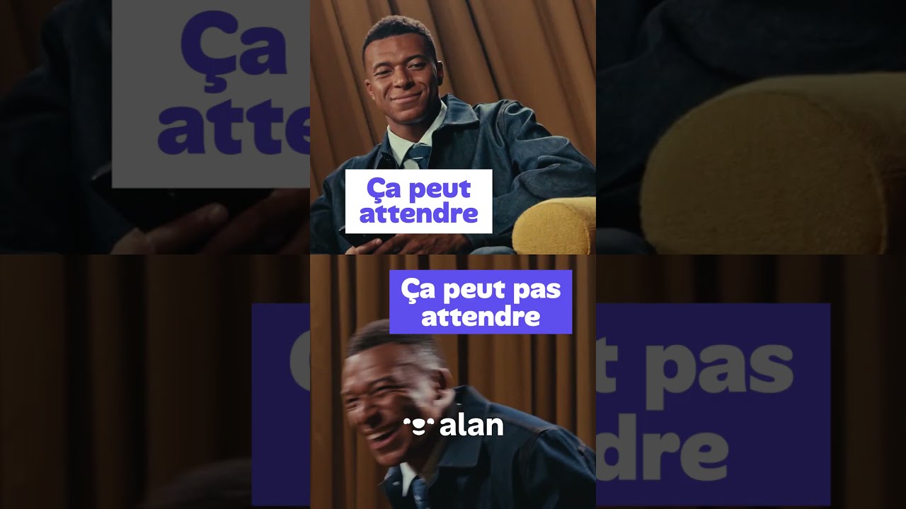 We asked Kylian Mbappé what can wait and what can't #healthcantwait #alan #kylianmbappe