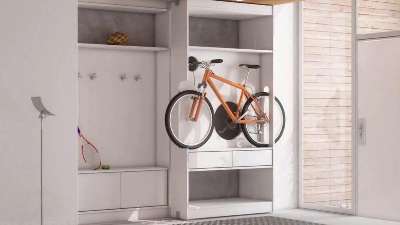 Apartment bike storage Bicycle storage ideas Bike storage small