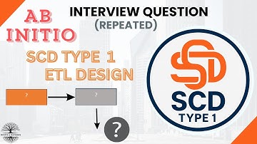 SCD Type 1 ETL Design - Abinitio Repeated Question Solved!!